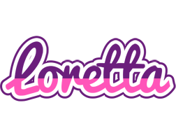 Loretta cheerful logo