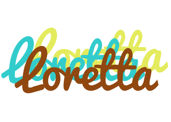 Loretta cupcake logo