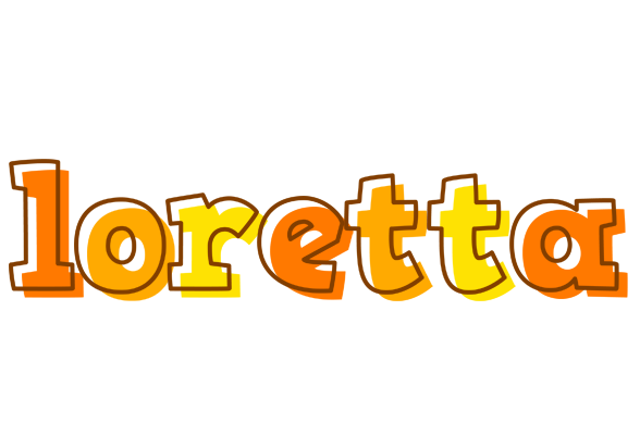 Loretta desert logo