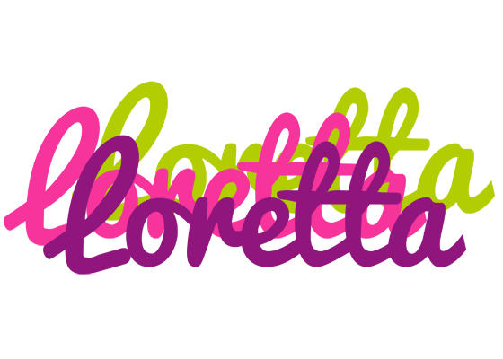Loretta flowers logo