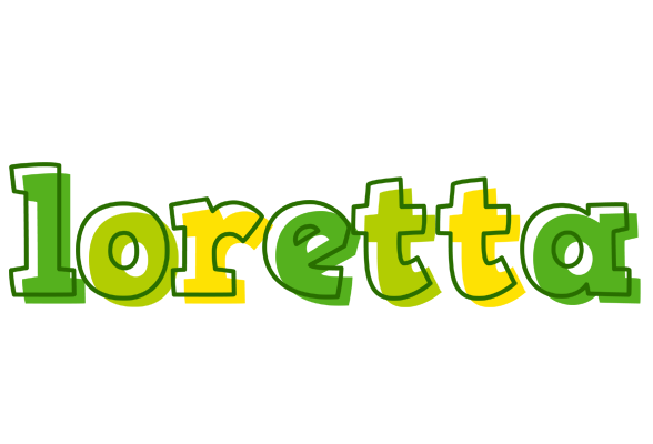 Loretta juice logo