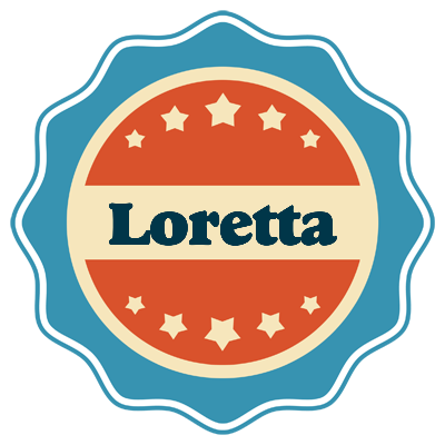 Loretta labels logo