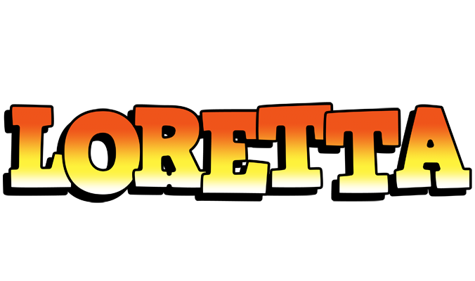 Loretta sunset logo