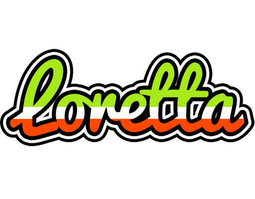 Loretta superfun logo