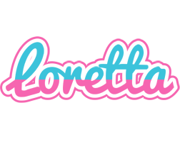 Loretta woman logo