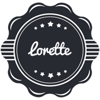 Lorette badge logo