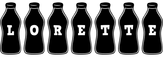 Lorette bottle logo