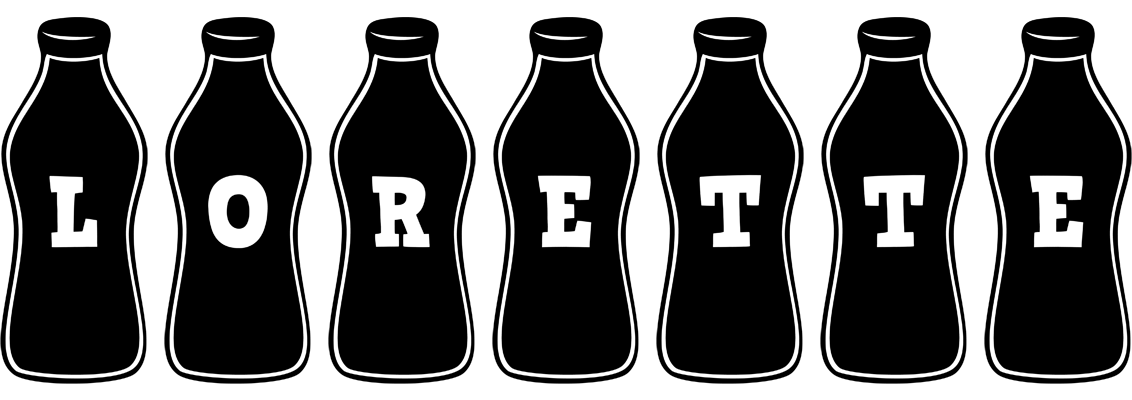 Lorette bottle logo