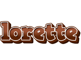 Lorette brownie logo