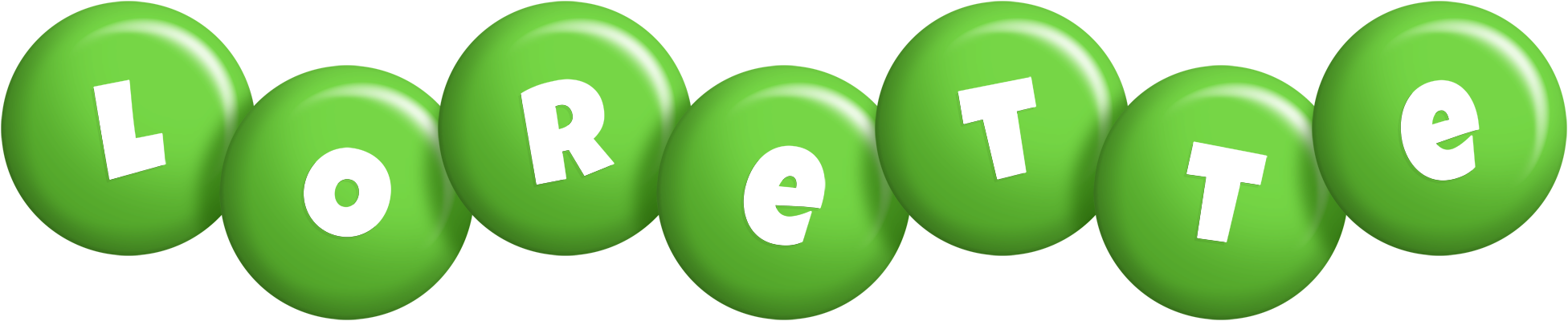 Lorette candy-green logo