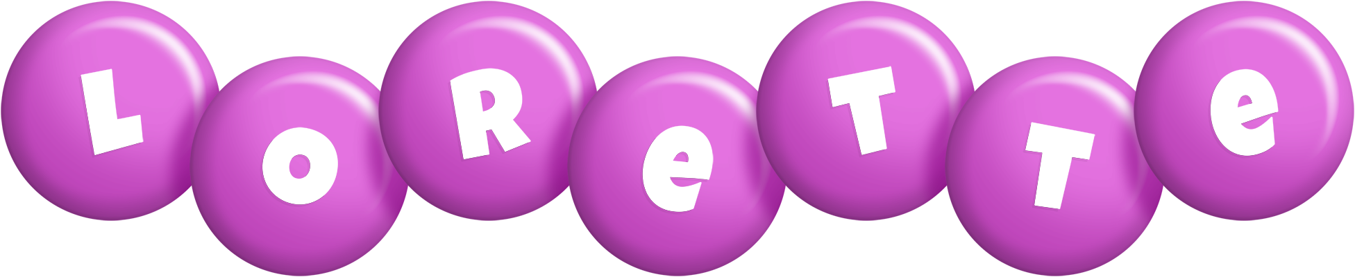 Lorette candy-purple logo