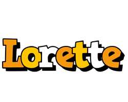 Lorette cartoon logo