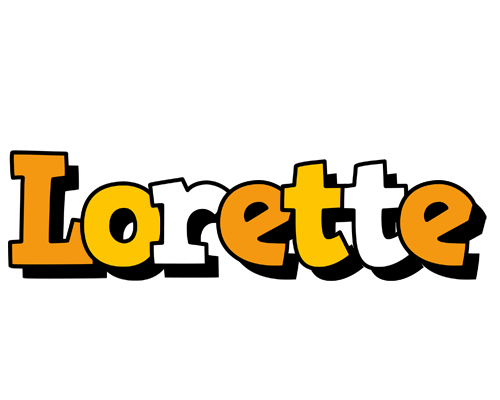 Lorette cartoon logo