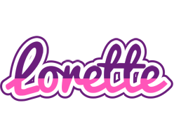 Lorette cheerful logo