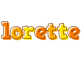 Lorette desert logo