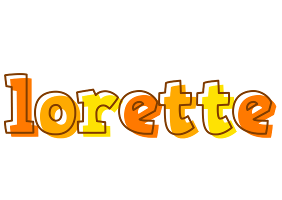 Lorette desert logo