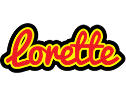 Lorette fireman logo