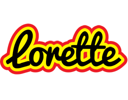 Lorette flaming logo