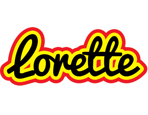 Lorette flaming logo