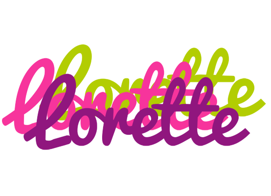 Lorette flowers logo