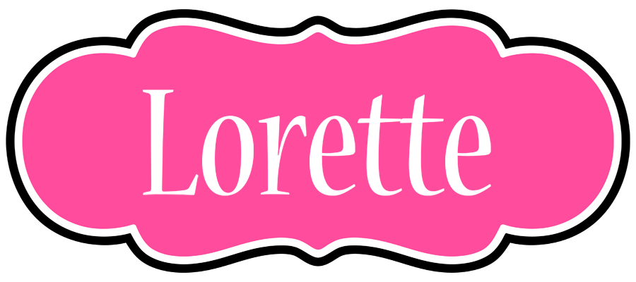Lorette invitation logo