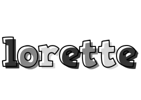 Lorette night logo