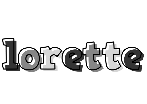 Lorette night logo