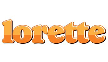 Lorette orange logo