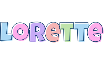 Lorette pastel logo