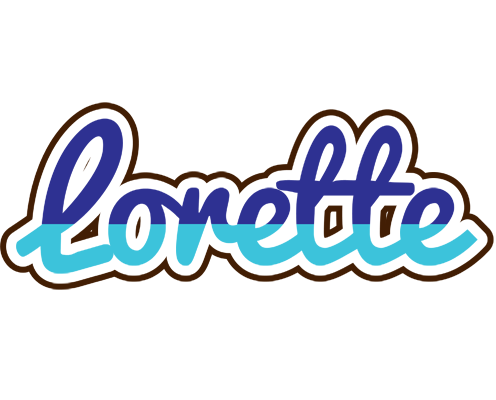 Lorette raining logo