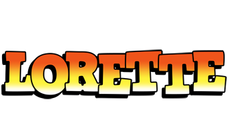 Lorette sunset logo