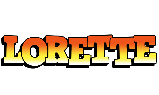 Lorette sunset logo