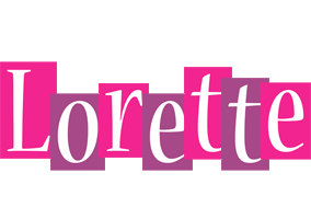 Lorette whine logo