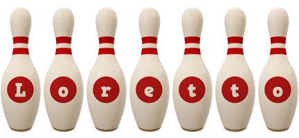 Loretto bowling-pin logo