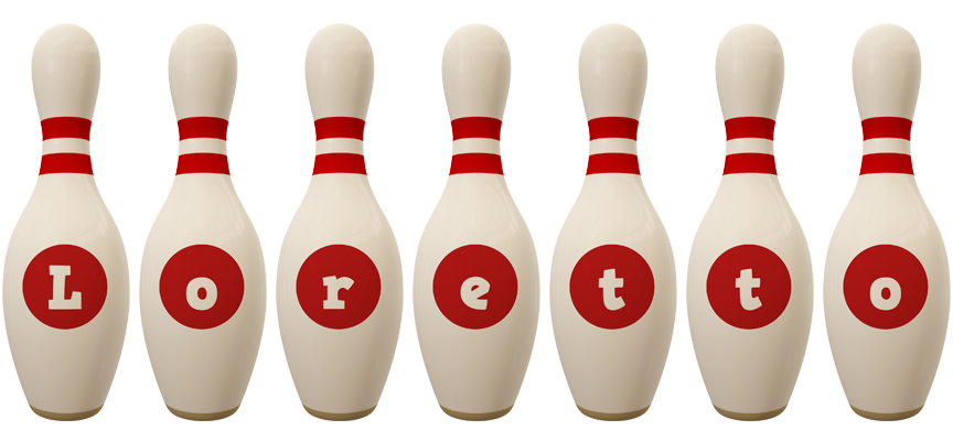Loretto bowling-pin logo