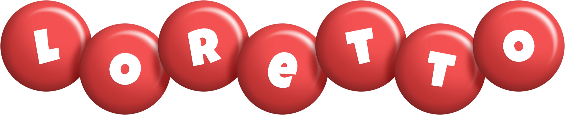 Loretto candy-red logo