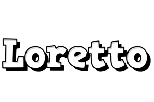 Loretto snowing logo