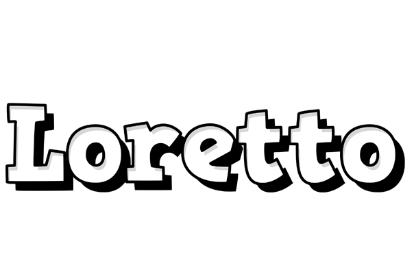 Loretto snowing logo