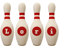 Lori bowling-pin logo