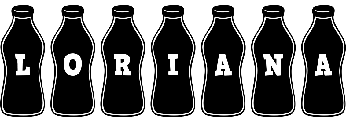 Loriana bottle logo