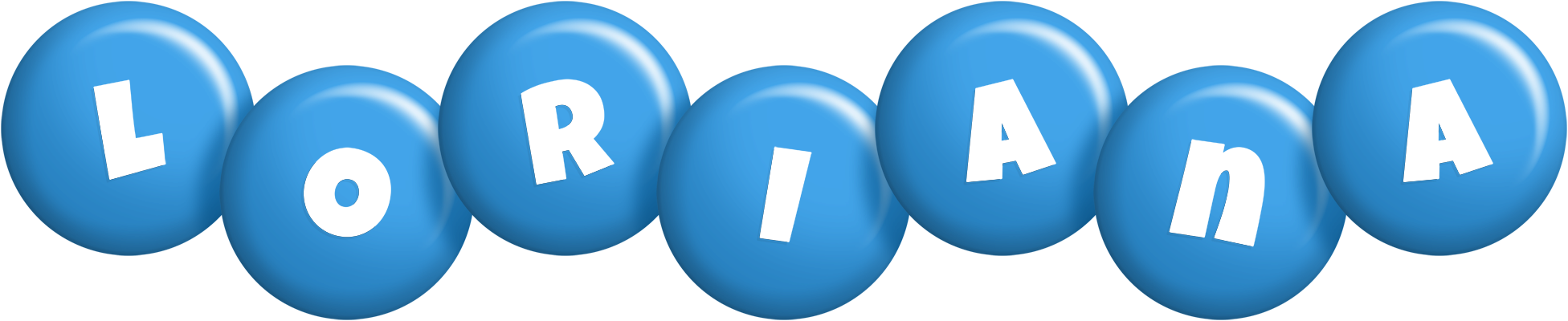 Loriana candy-blue logo
