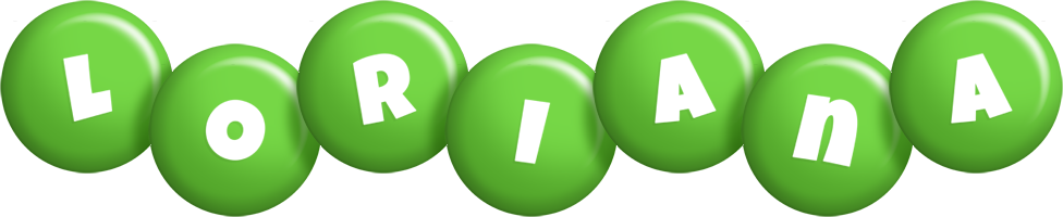 Loriana candy-green logo