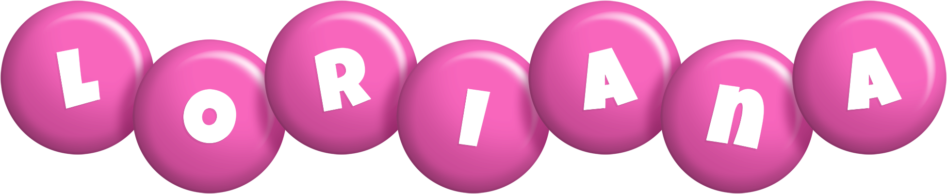 Loriana candy-pink logo