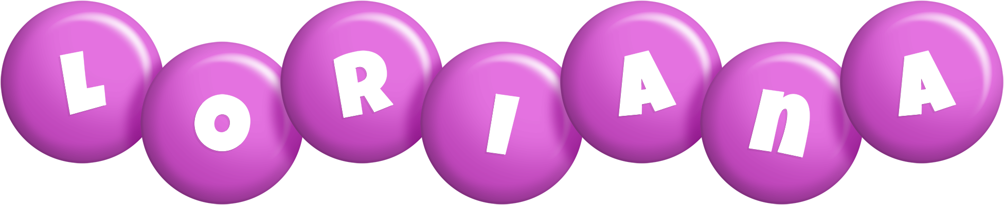 Loriana candy-purple logo