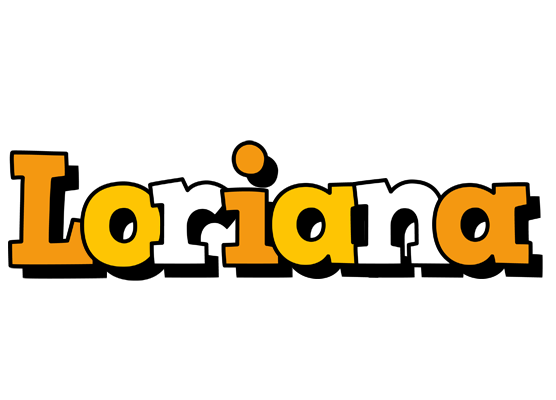 Loriana cartoon logo
