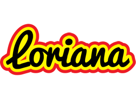 Loriana flaming logo