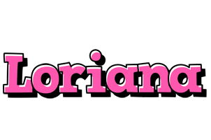 Loriana girlish logo