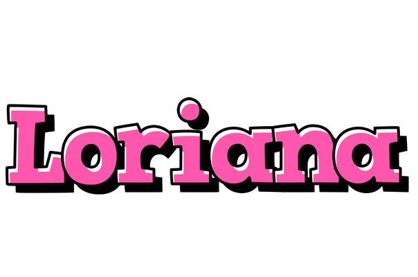 Loriana girlish logo
