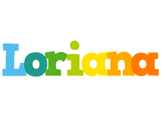 Loriana rainbows logo