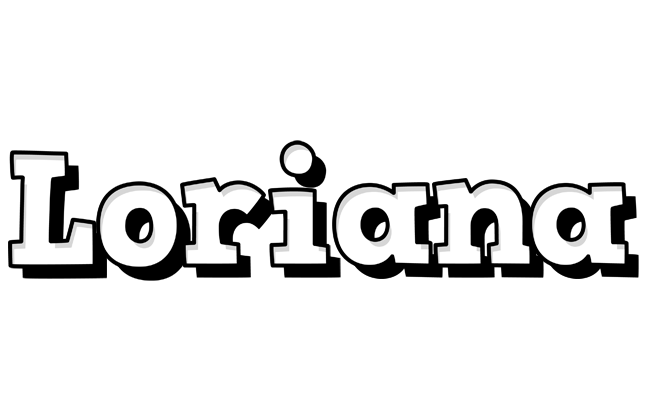 Loriana snowing logo